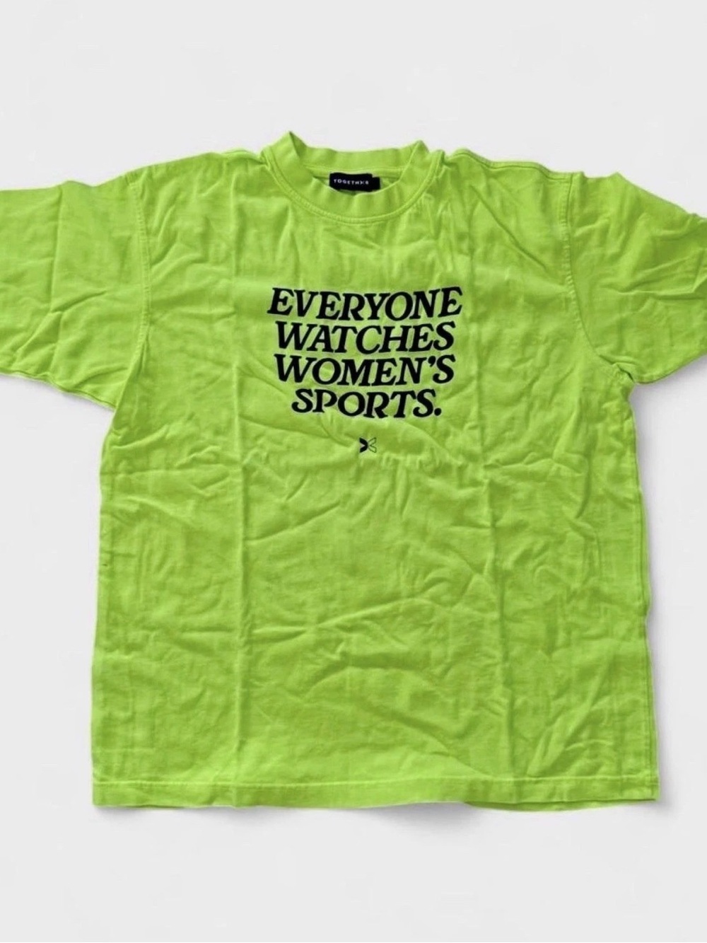 NEW Neon Green US Open ‘EVERYONE WATCHES WOMEN’S SPORTS’ TOGETHXR T-Shirt